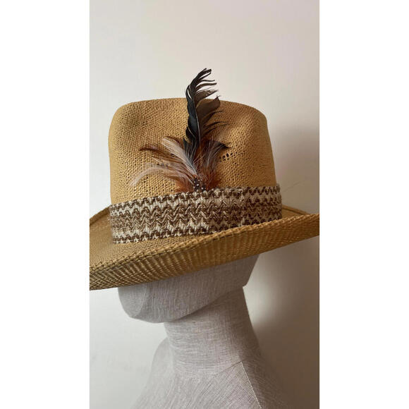 Vintage 1979  Resistol Stagecoach Straw Cowboy Hat 7 1/4 - Picture 2 of 10